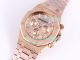 Copy AP Royal Oak Chronograph Frosted Gold Watch Rose Gold Diamond Dial (6)_th.jpg